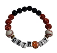 Detroit Baseball Orange Smile Face