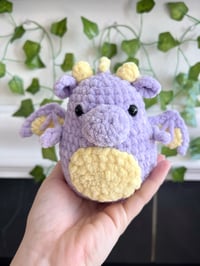 Image 2 of chonky dragon plushie