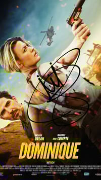 DOMINIQUE MOVIE POSTER SIGNED BY LGNDFRVR