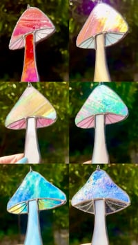 Image 2 of Iridescent Mushroom suncatchers 