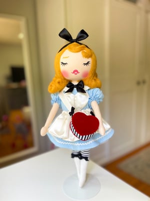 Image of CLASSIC ALICE INSPIRED MEDIUM ART DOLL 