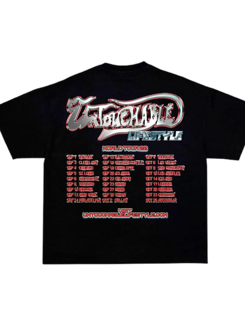 Image of Untouchable Lifestyle World Tour 22' tee