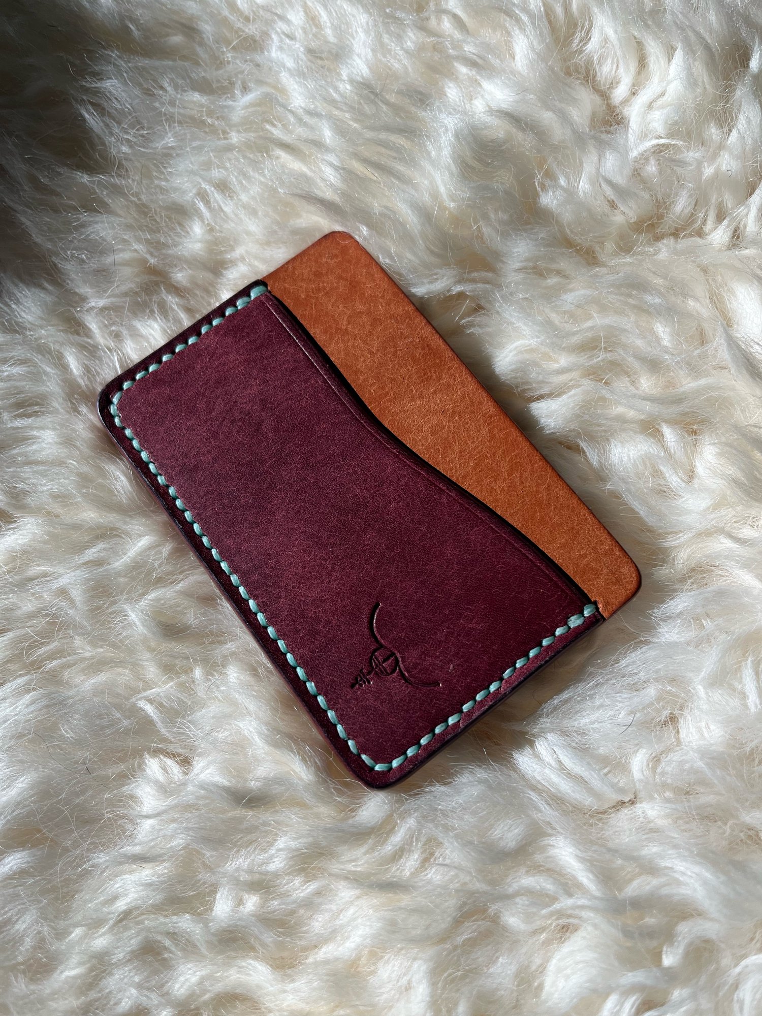 Image of Bordeaux/Olmo Pueblo Horizontal Cardholder 