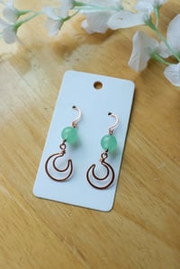 Image 2 of Copper Moon Earrings (2 pairs available)