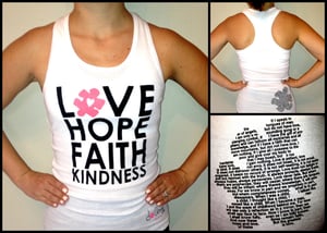 Image of LOVE HOPE FAITH KINDNESS