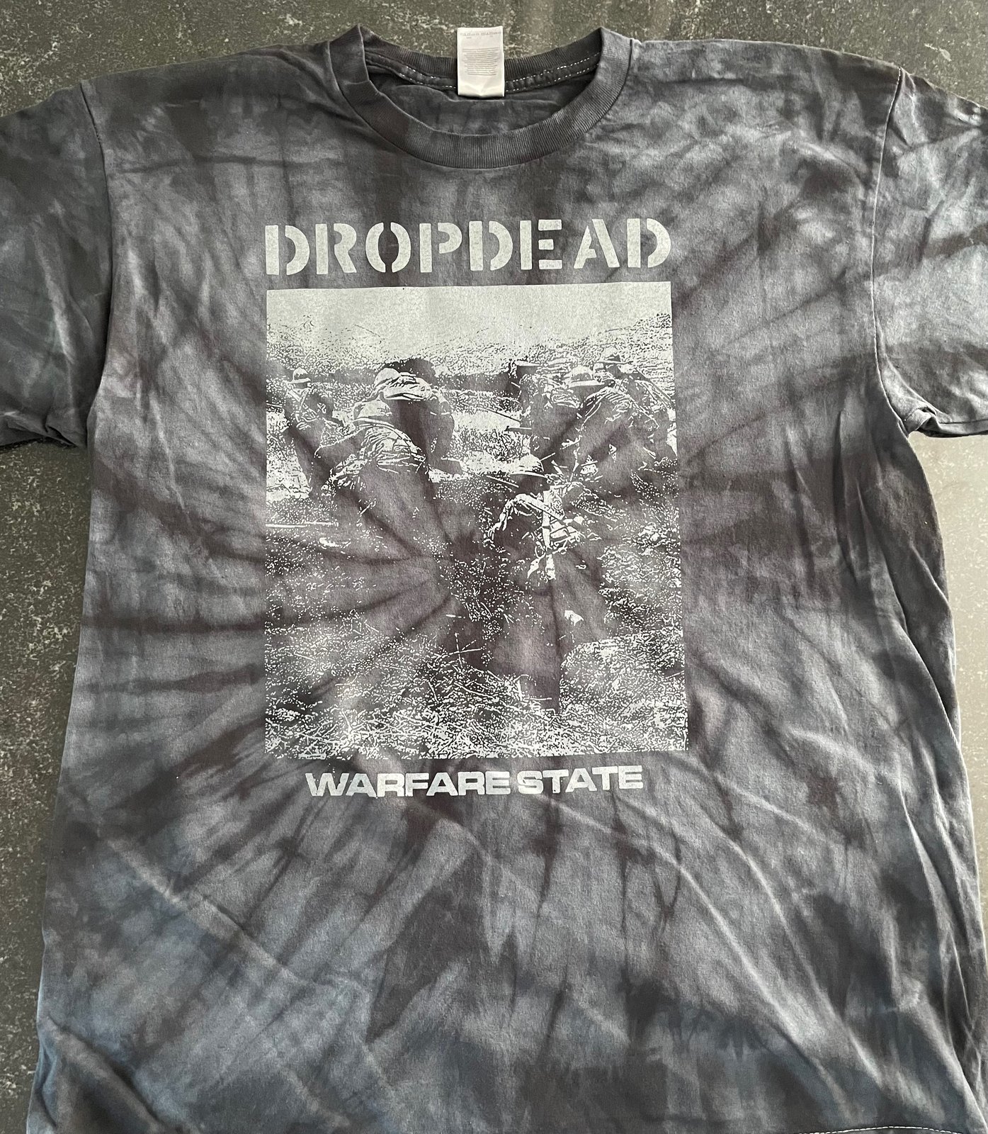 DROPDEAD Warfare State TIE DYE Tshirt