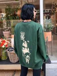 Image 1 of Scarecrow Crewneck: Bottle Green