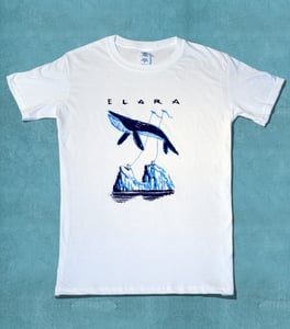 Image of "Flying whale" Tee / White