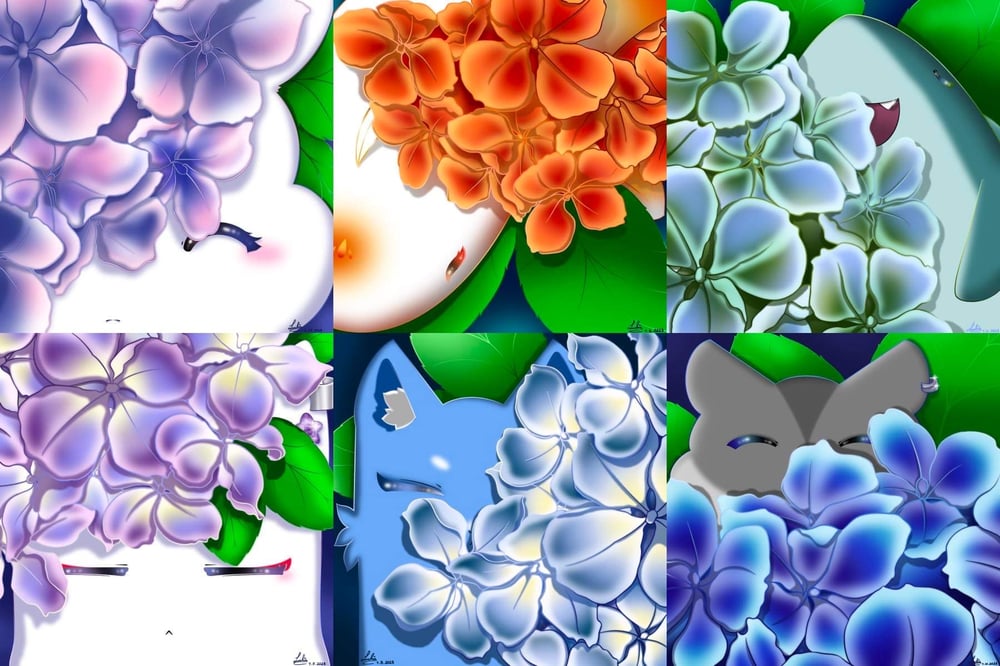 Image of Hydrangea Love | Autumn Wallpaper Edition 