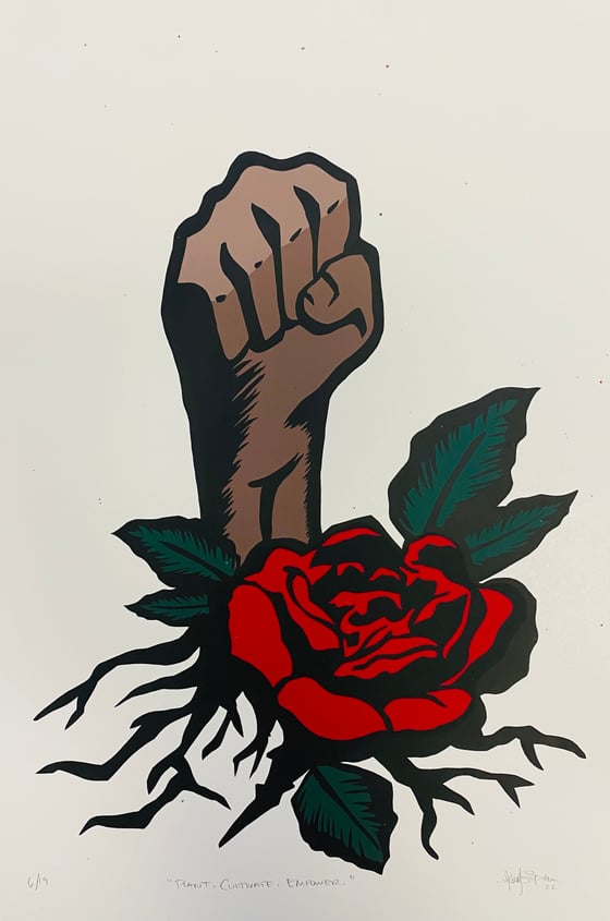 Image of Plant. Cultivate. Empower. (With Color)