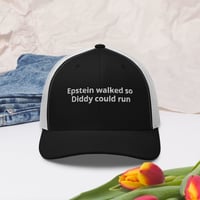 Image 8 of Epstein vs Diddy Trucker Cap