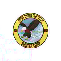 Image 3 of From Inside the Tent Bald Eagles Sticker