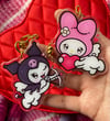 My Melody and Kuromi Magnetic Keychain 