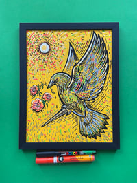 Image 2 of Bird with Flowers
