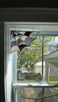 Image 3 of Corner Spider Web with Crystals