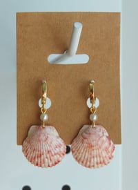 Image 4 of Scallop Shell Earrings