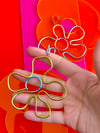LARGE FLOWER EARRINGS 