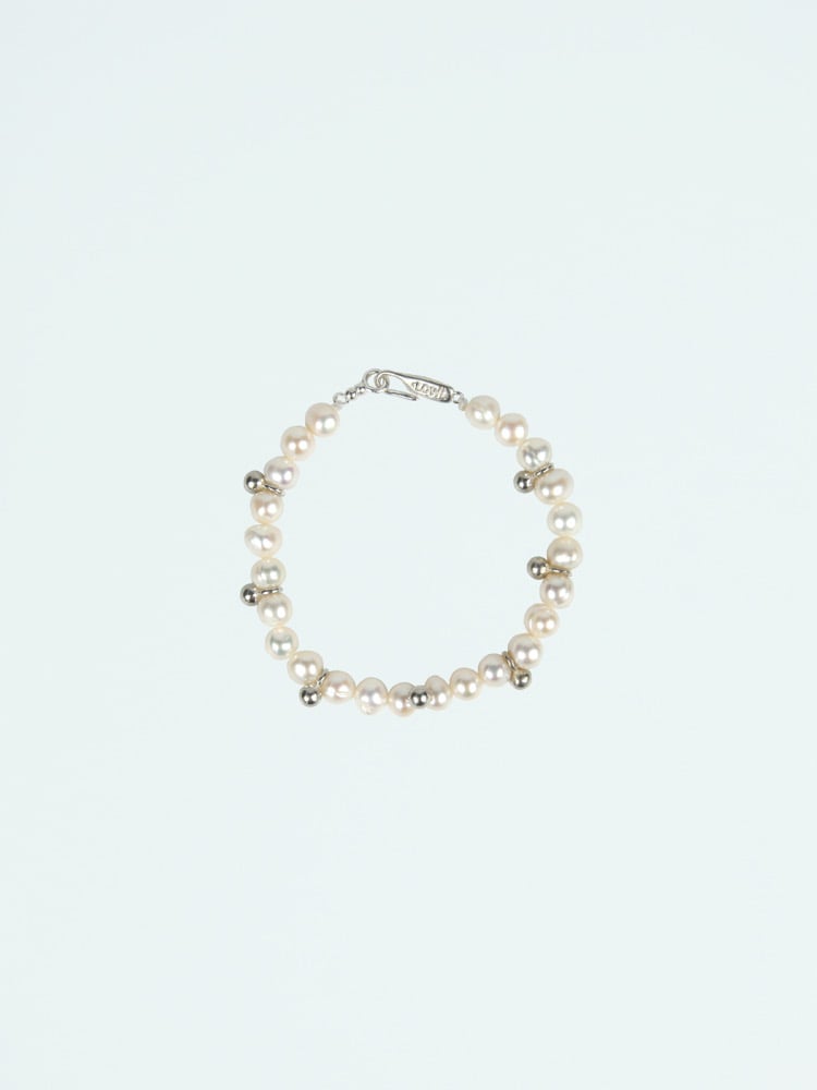 Image of LOWOOL - Dew Pearl Silver Bracelet