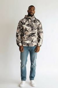 Image 2 of Windbreaker Grey Camo