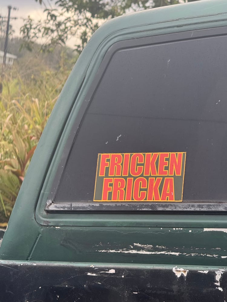 Fricken Fricka Greens Bumpah Sticker