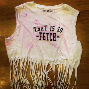 Image of That&#x27;s So Fetch Fringed Top