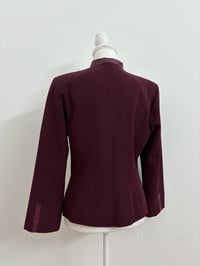 Image 4 of 00s Burgundy jacket // M 
