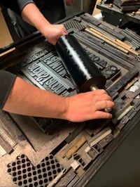 Intro to Letterpress Printing Thursday 16 January, 6pm