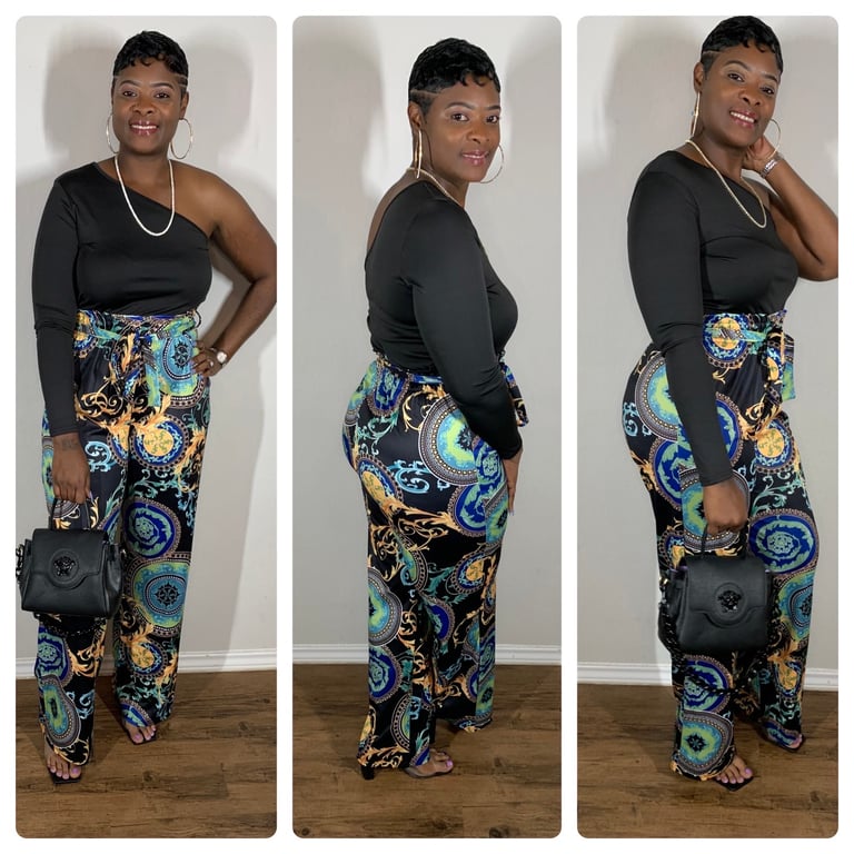 Half Shoulder Pants Jumpsuit