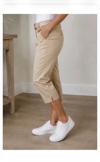 Image 9 of New Sz. 8 Charter Club Belted Cropped Pants #998*12