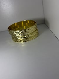 Image 2 of 4 Gold bangles 