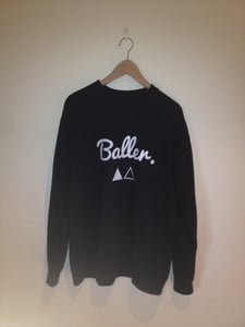 Image of Black Baller Triangles Sweater
