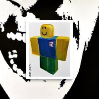 Roblox Noob Poster Print