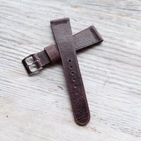 Image 2 of 20mm Chevre Strap In Eggplant