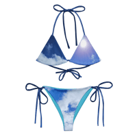 Image 1 of Sky's Limitless String Bikini . Believe = Achieve
