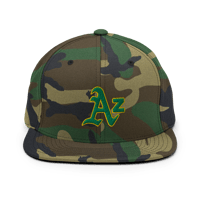 Image 5 of LOWER AZ Az Green & Yellow Snapback Hat