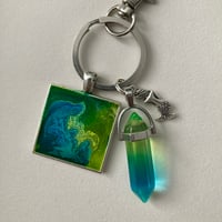 Image 1 of Aqua Mermaid Keychain