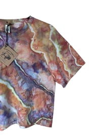 Image 5 of XS Crop Tee in Alchemy Geode Ice Dye