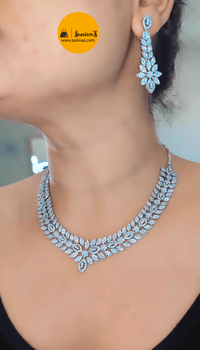 Image 1 of Taylor White-Stunning Australian Diamond Necklace Set