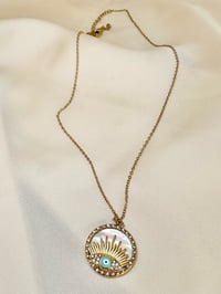 Image 2 of Evil Eye Pendant Necklace