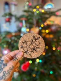 Image 2 of Dog rose coaster 