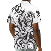Image 5 of Men's Pique He'e Print Collard Shirt