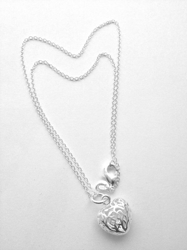Image of 925 Silver Filigree necklace