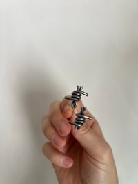 Image 8 of BARBED WIRE STUD EARRINGS - ALL COLOURS