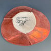 “Fly agaric” flambé lustre bowl 