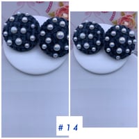 Image 23 of   Button Earrings #2