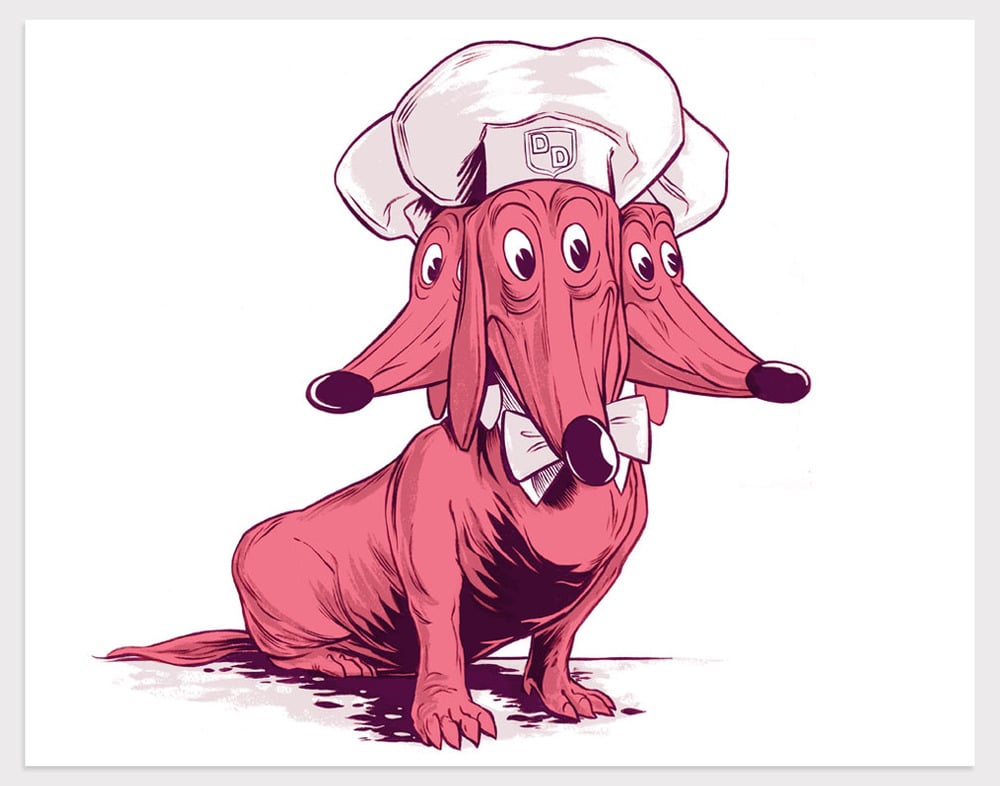 Image of "Cerberus", 11x14" Archival Print