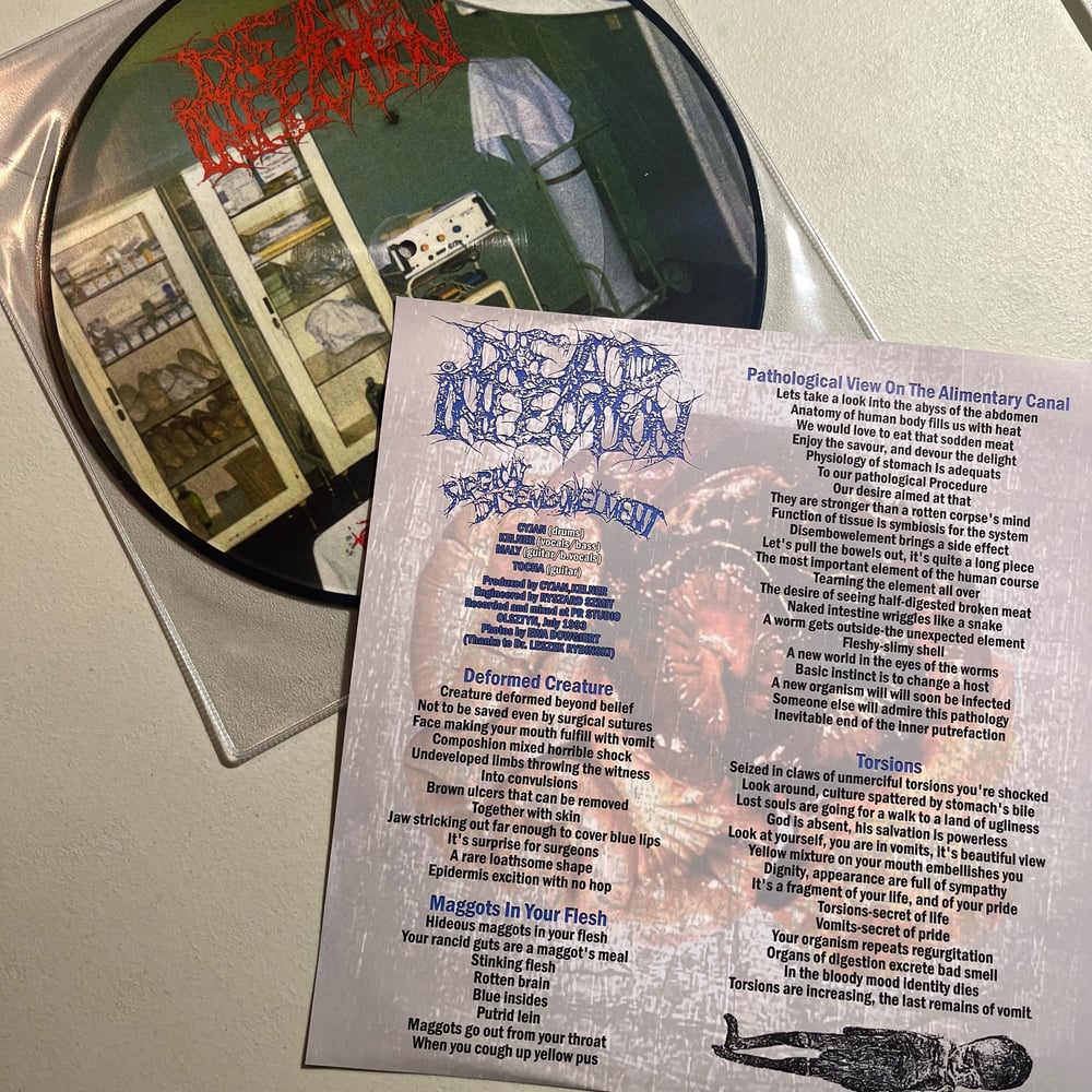 DEAD INFECTION - "Surgical Disembowelment" 12" vinyl picture disc