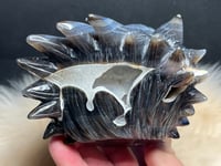 Image 17 of Wolf Agate Carving #2266