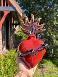 Small barbed wire sacred heart