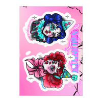 Clown Crossing Sticker Sheet!